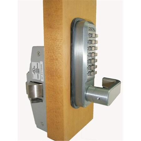 Keen 285-P-JB Mechanical Keyless Lever Panic Trim - Jet Black KE3567123